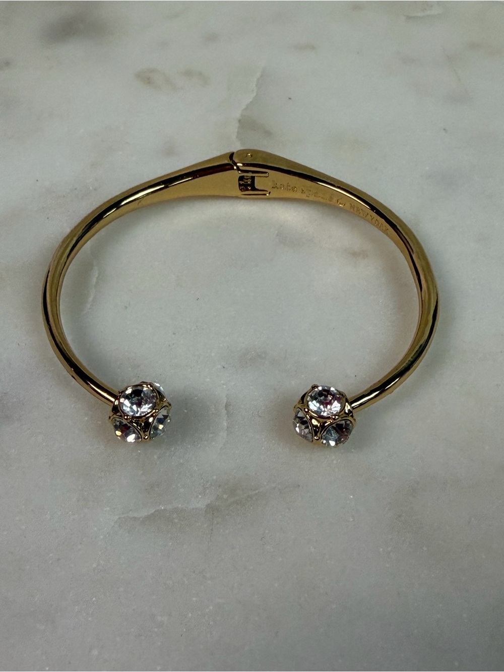Kate Spade Lady Marmalade Clear Crystal Hinge Bracelet